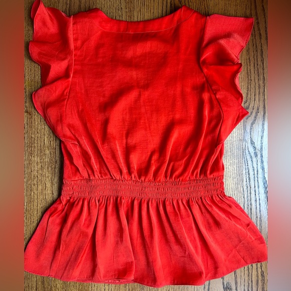 Banana Republic Short Ruffle Sleeve
Red Blouse - Picture 6 of 7